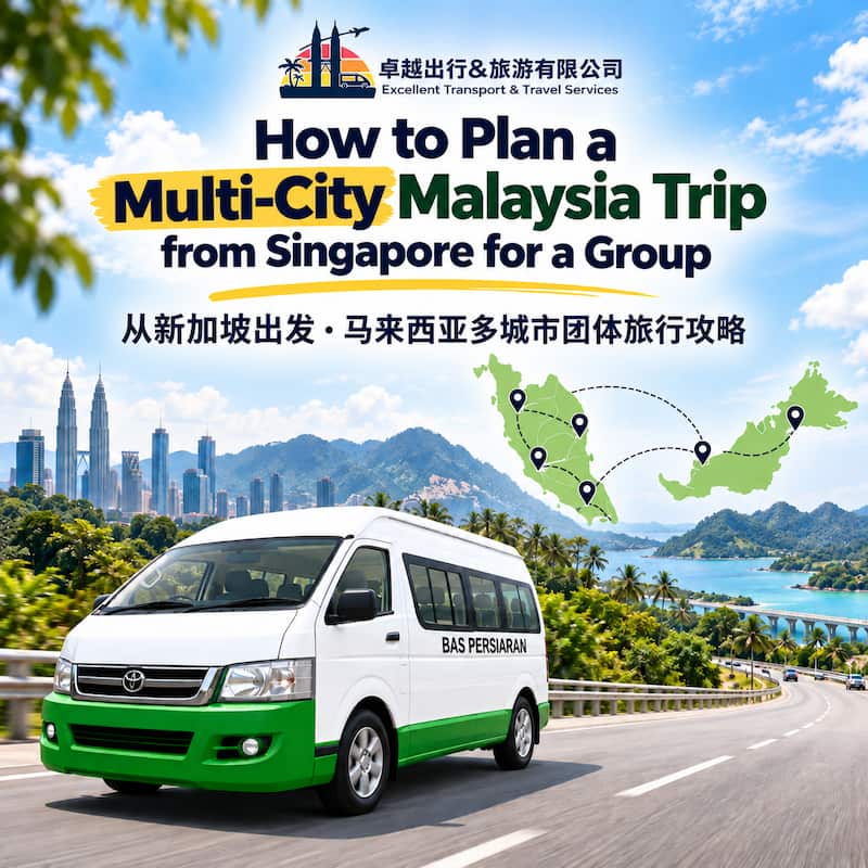 Singapore Melaka Kuala Lumpur group itinerary