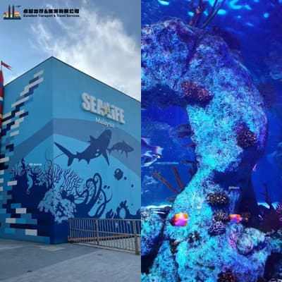 SEA LIFE Malaysia Aquarium underwater tunnel
