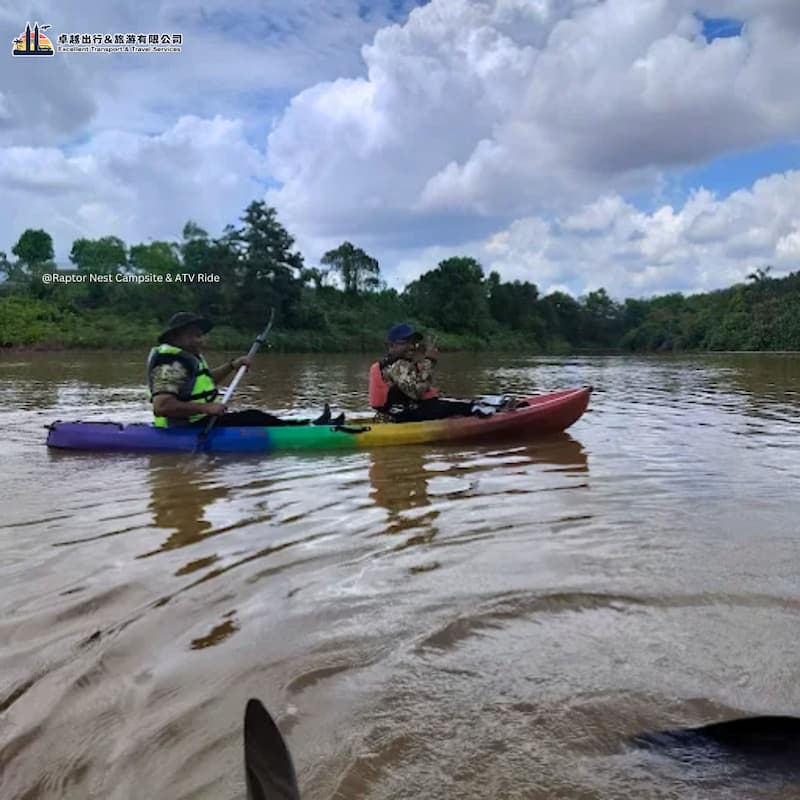 Kayaking activity at Raptor Outdoor Johor